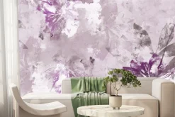 Fototapeta: Subtelne kwiaty w akwarelowej aranżacji