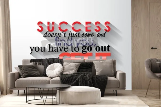 Fototapeta: Success quote