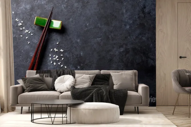 Fototapeta: Sushi pałeczkami