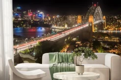 Fototapeta: Sydney harbour bridge w nocy