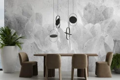 Fototapeta: Szara aranżacja tulipanów na betonie