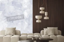 Fototapeta: Szare tło mozaiki wielokątne, pień szablony projektów