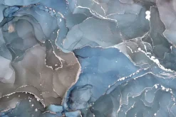 Fototapeta: Szaro-niebieski marmur abstrakcyjna tekstura