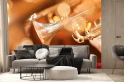 Fototapeta: Szczegół zbliżenie trąbce w złocistych barwach