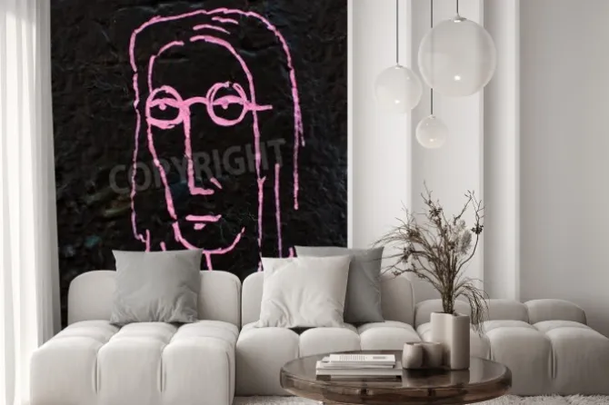 Fototapeta: Szczegóły od słynnego ściany lennon w pradze