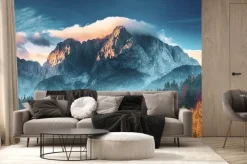 Fototapeta: Szczyt górski triglav o wschodzie słońca