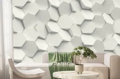 Fototapeta: Sześciokątne tło geometryczne