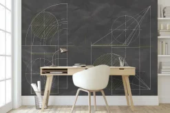 Fototapeta: Szkic geometrycznych kształtów