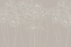 Fototapeta: Szkic łąki dzikich kwiatów