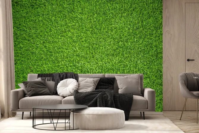 Fototapeta: Sztuczna zielona trawa