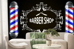 Fototapeta: Szyld pracowni barbera