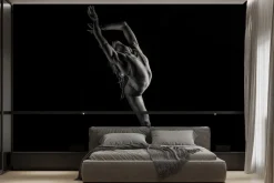 Fototapeta: Taniec kobiety robiącej szpagat