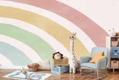 Fototapeta: Tęcza w pastelowych kolorach