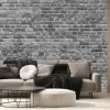 Fototapeta: Tekstura ściany z cegły w czerni i bieli