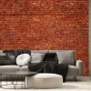 Fototapeta: Tekstura ściany z czerwonej cegły