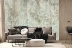 Fototapeta: Tekstura z botanicznym wzorem