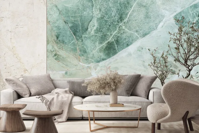 Fototapeta: Tekstura zielonego marmuru