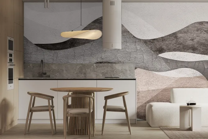 Fototapeta: Teksturowa imitacja pustynnych wydm