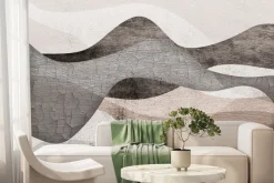 Fototapeta: Teksturowa imitacja pustynnych wydm