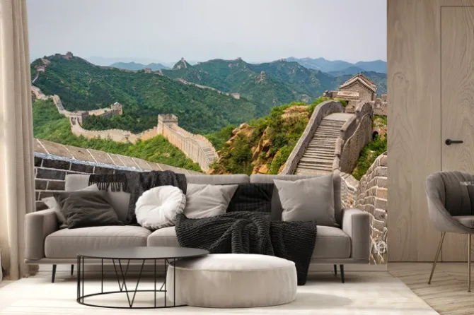 Fototapeta: The great wall, pekin, chiny