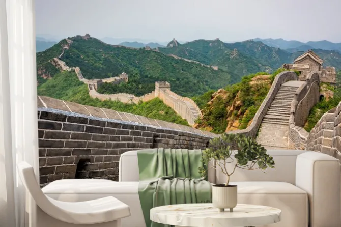Fototapeta: The great wall, pekin, chiny