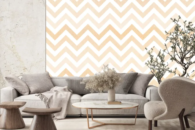 Fototapeta: Tło akwarela paski na białym tle