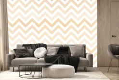 Fototapeta: Tło akwarela paski na białym tle