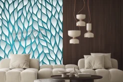 Fototapeta: Tło z minimalistycznych liści