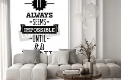 Fototapeta: To zawsze wydaje się niemożliwe, dopóki nie zostanie wykonana