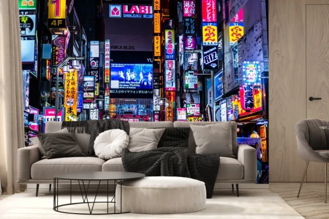 Fototapeta: Tokio nocą