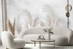 Fototapeta: Trawy i liście eukaliptusa