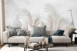 Fototapeta: Trawy i liście eukaliptusa