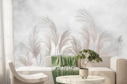 Fototapeta: Trawy i liście eukaliptusa