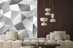 Fototapeta: Trójwymiarowe geometryczne tło 3d