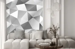 Fototapeta: Trójwymiarowe geometryczne tło 3d