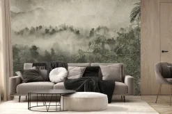 Fototapeta: Tropikalna dżungla we mgle