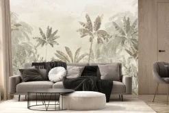 Fototapeta: Tropikalna dżungla w kolorach sepii