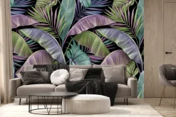 Fototapeta: Tropikalne kolorowe liście palm