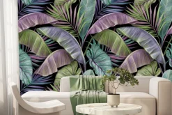 Fototapeta: Tropikalne kolorowe liście palm