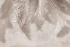 Fototapeta: Tropikalne liście palm w beżach