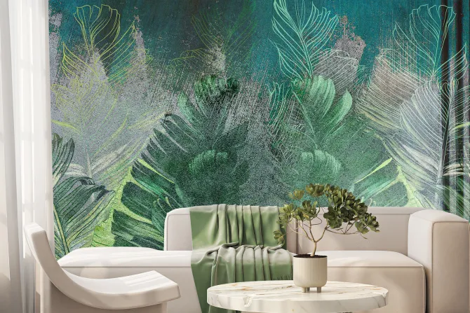 Fototapeta: Tropikalne liście