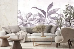 Fototapeta: Tropikalne rośliny w fiolecie