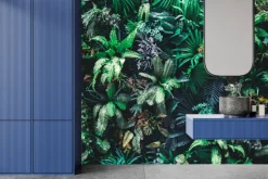 Fototapeta: Tropikalne zielone liście w ogrodzie