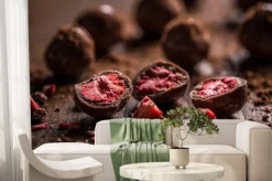 Fototapeta: Trufle z ciemnej czekolady