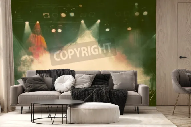 Fototapeta: Tłum na koncercie - stylu retro zdjęcia