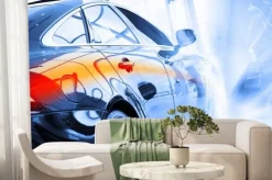 Fototapeta: Tylny widok luksusowego samochodu