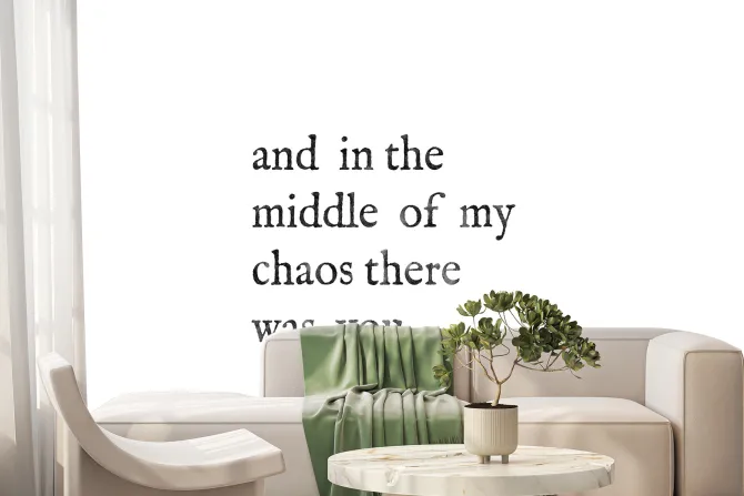 Fototapeta: Typograficzny wzór napis po angielsku