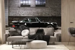 Fototapeta: Ujęcie uliczne zabytkowego porsche 911