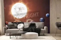 Fototapeta: Układu słonecznego i przestrzeni obiektów. elementy tego zdjęcia