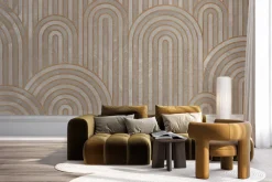 Fototapeta: Łuki ze złotymi paskami